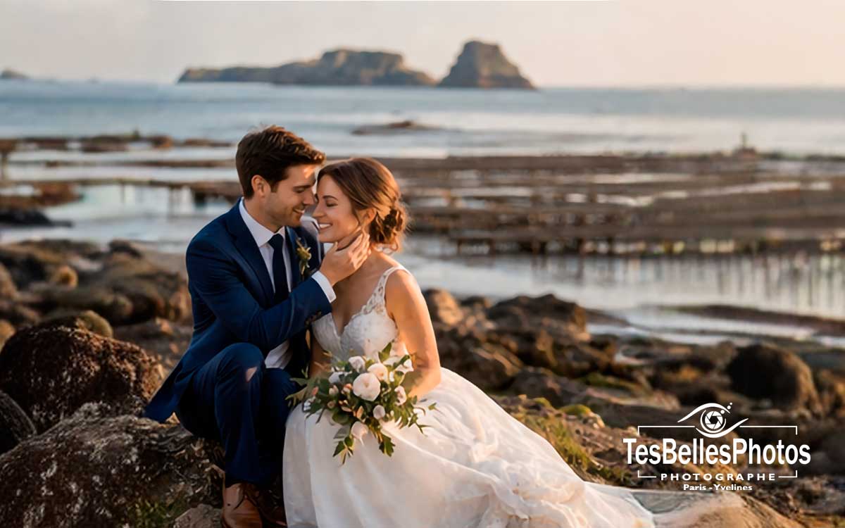 Photographe mariage Cancale – instant authentique