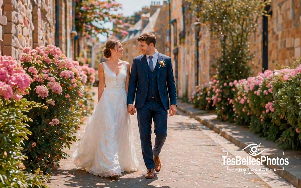 Photographe mariage Dinard – séance couple naturelle