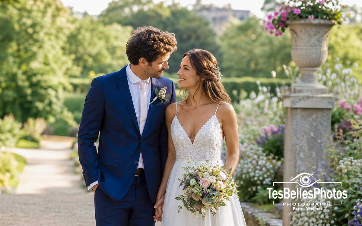 Photographe de mariage à Rennes – photo de couple naturelle
