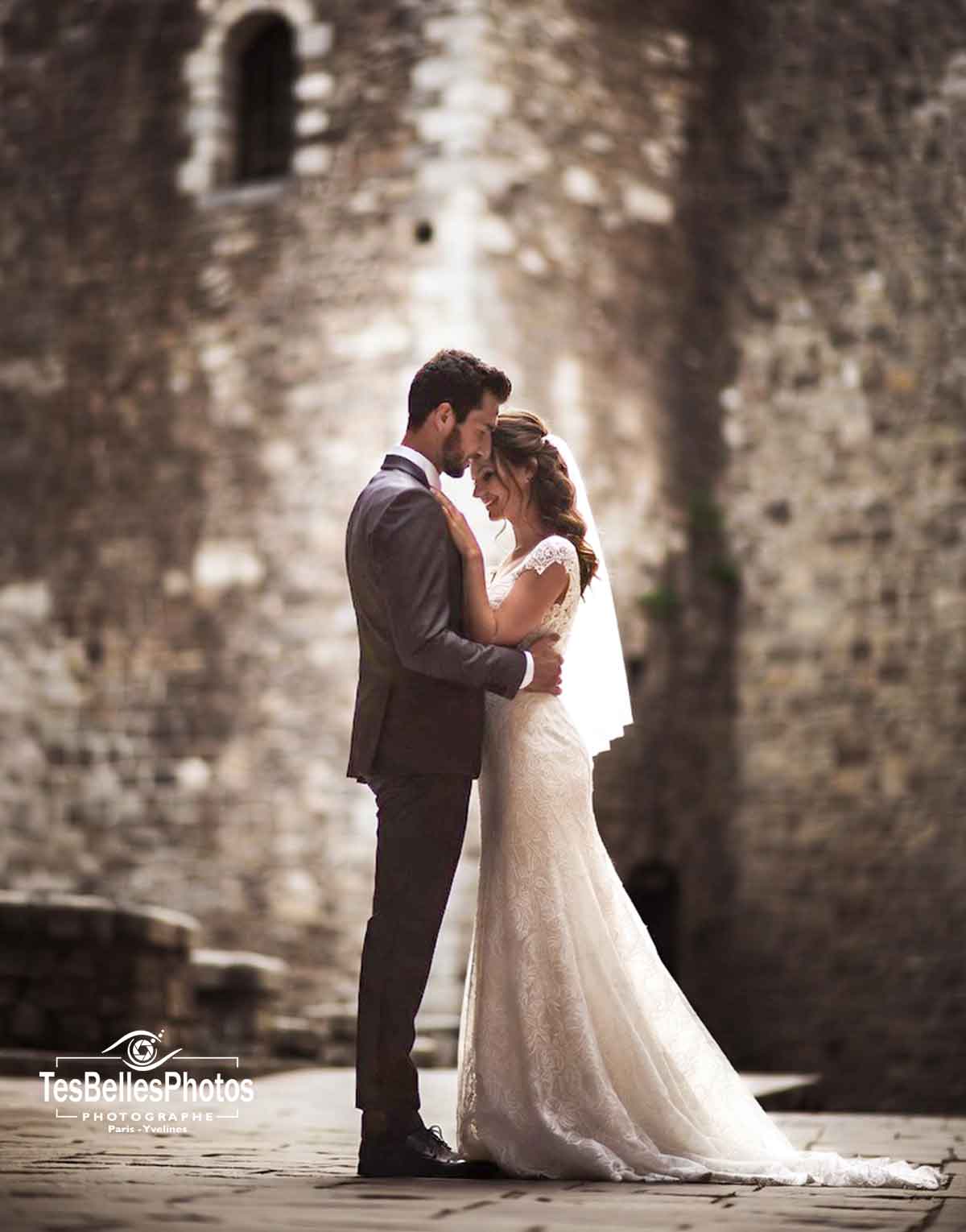 Photographe mariage Rennes – photo des mariés au Château de La Beauvais