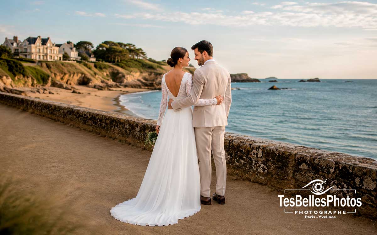 Photographe professionnel – tarifs reportage de mariage à Saint-Lunaire
