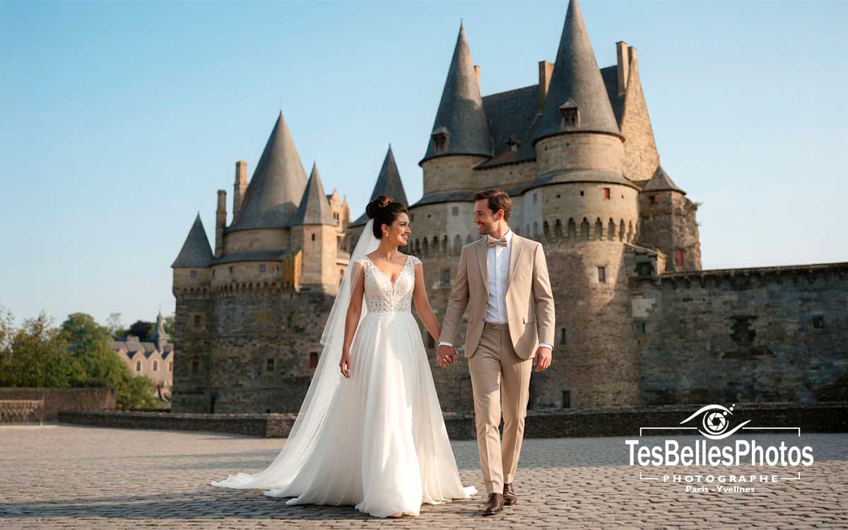 Photographe de mariage à Vitré – reportage photo et vidéo complet