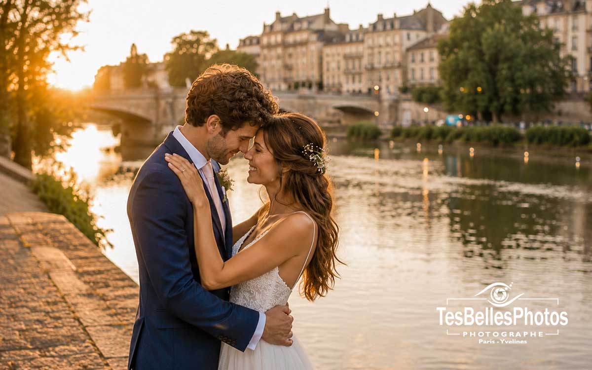 Photographe pour reportage mariage à Rennes – style naturel et élégant