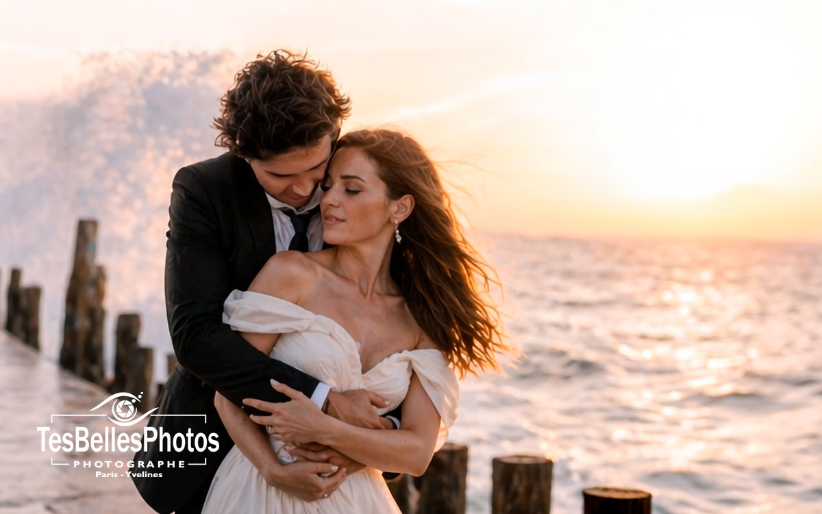 Reportage photo de mariage à Saint-Malo – moment spontané et authentique
