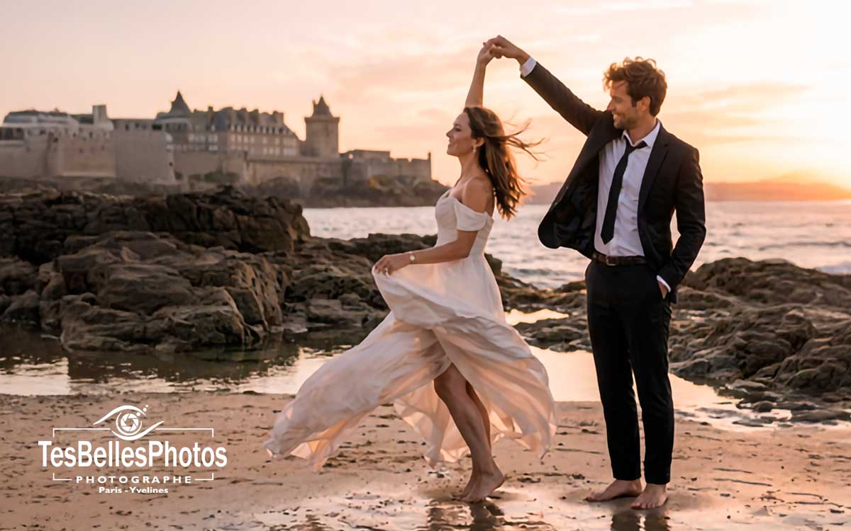 Photographe mariage à Saint-Malo – instant capturé sur le vif
