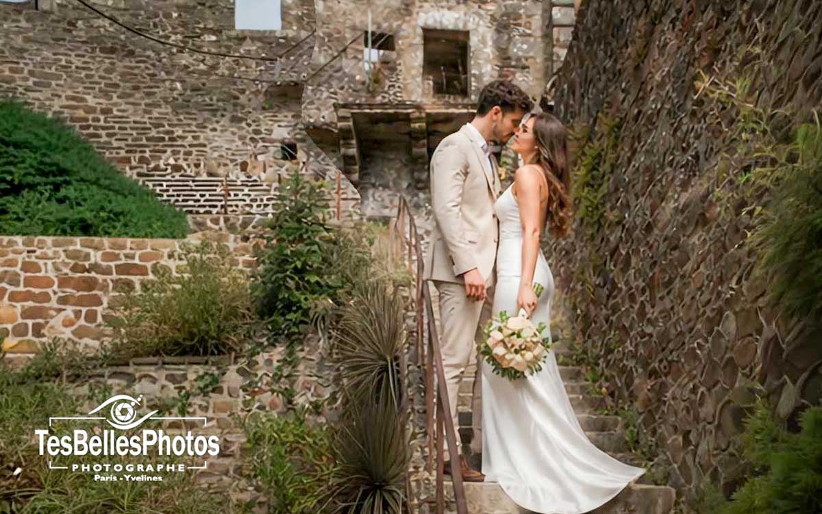 Séance couple à Fougères – mariés complices en photo naturelle
