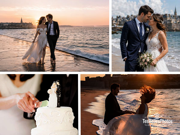 Photographe de mariage à Saint-Malo – reportage photo authentique et professionnel