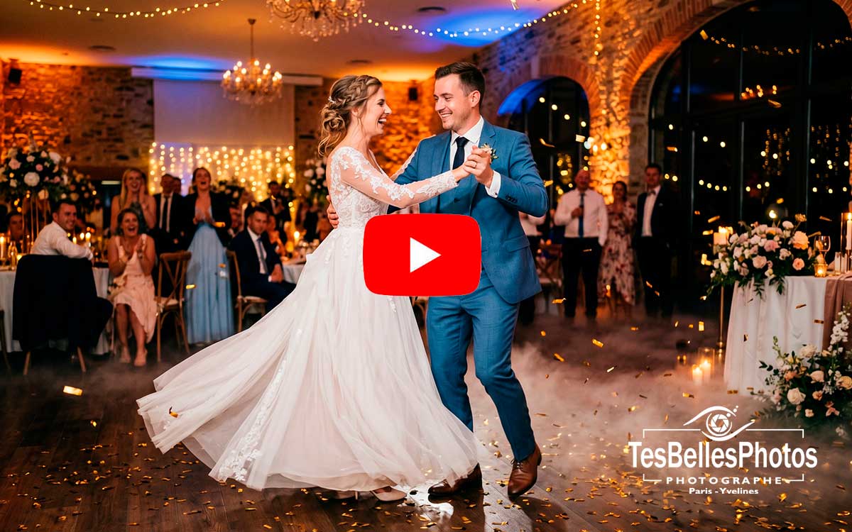 Vidéo authentique d’un couple de mariés réalisée par un vidéaste professionnel de mariage à Saint-Méloir-des-Ondes en Ille‑et‑Vilaine